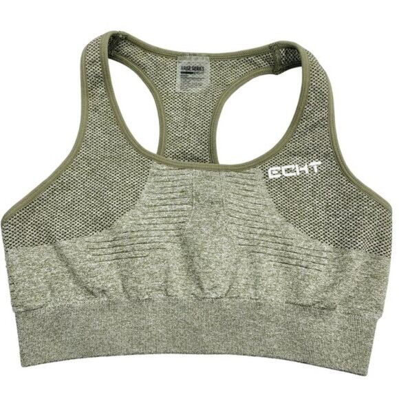 ECHT Arise Sports Bra V3 Sz Medium Khaki - Picture 2 of 4